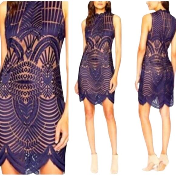 Bardot Alice Lace Body-Con Dress Size Medium - Picture 11 of 11